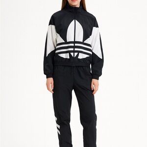 Vintage Y2K Adidas Black & White Tracksuit Set – Women’s S